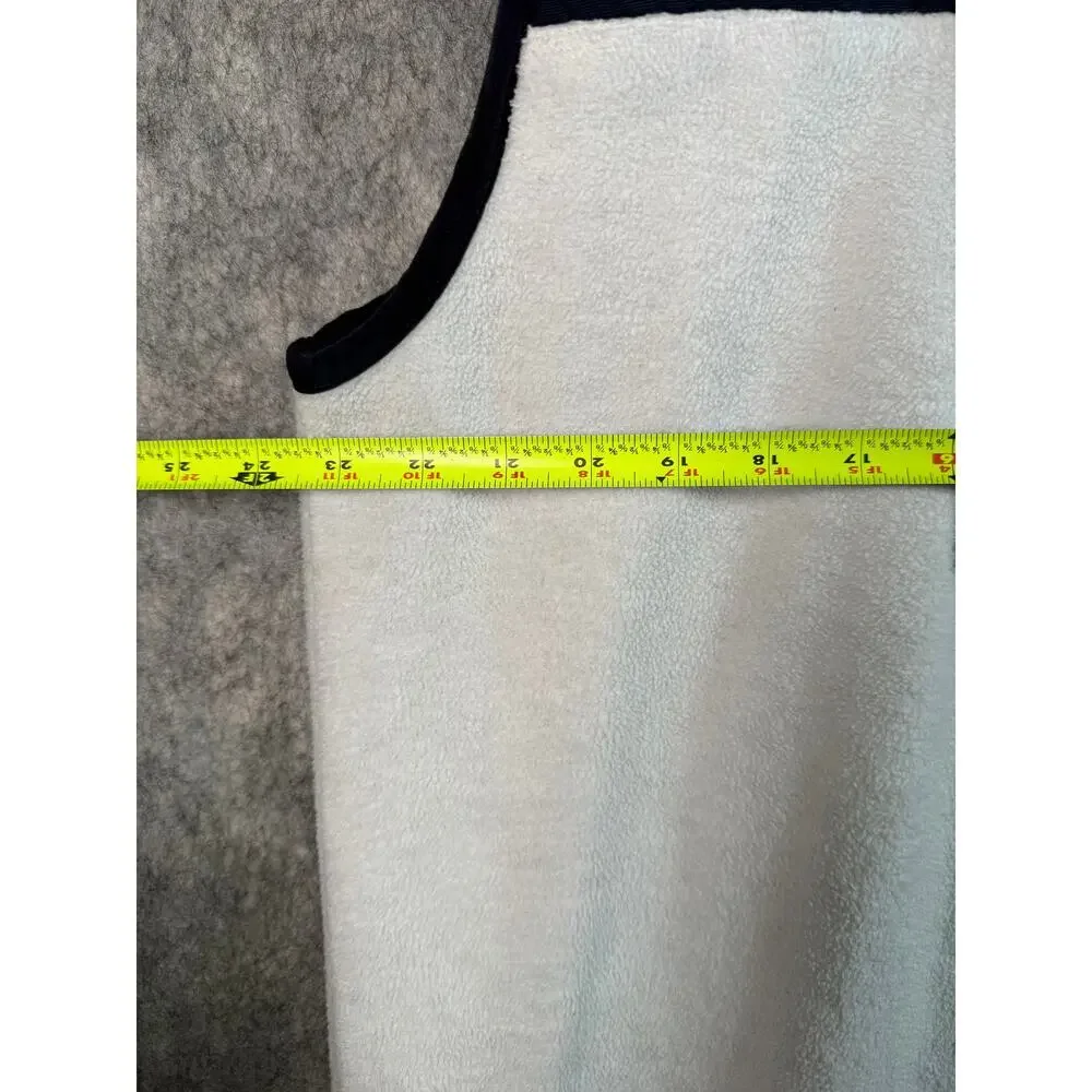 Vintage Nautica Competition NauTech Vest Large Packable Hood Fleece Made In USA